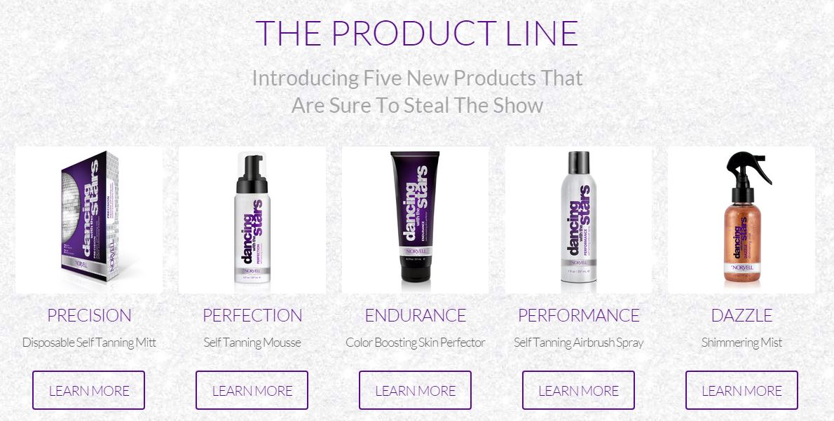 dancing with stars products