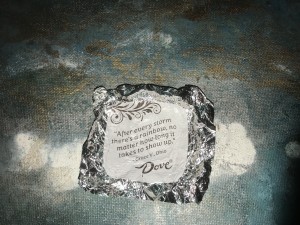 Dove chocolate… art for the heart and Tummy!!!